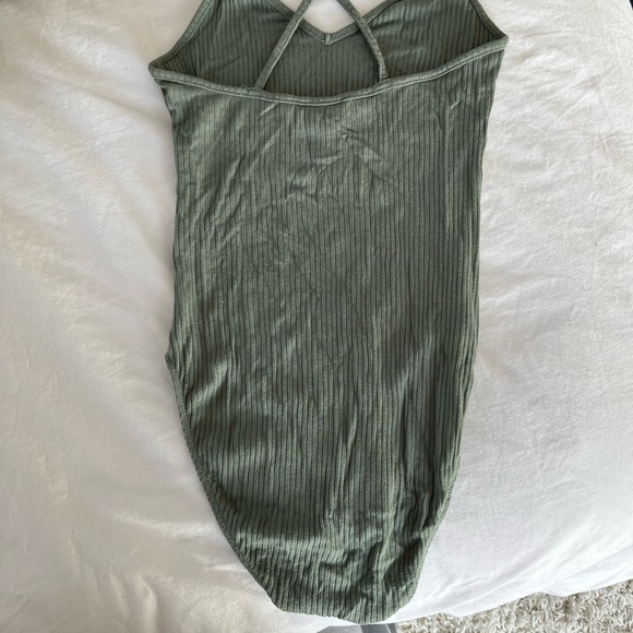Green clip on green body suit from Top Shop! - Picture 2 of 3